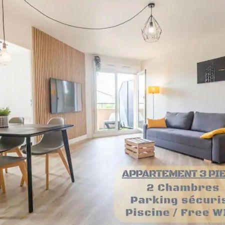 Ferienwohnung *T3*Toulouse Purpan+Parking+Piscine Exterior foto